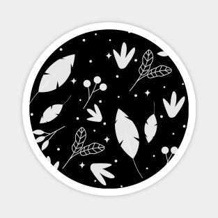 Colorless Tropical Plants 2 Magnet